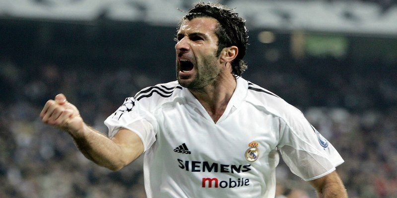 Cầu thủ mang áo số 7 khác của Real Madrid là Luis Figo