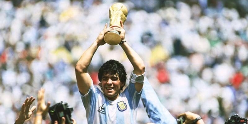 Maradona là ngôi sao lớn giúp cho Argentina vô địch World Cup năm 1986